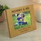 image 2 of Personalised Oak Finish 6x4 Mummy & Me Photo Frame Brown | One Size