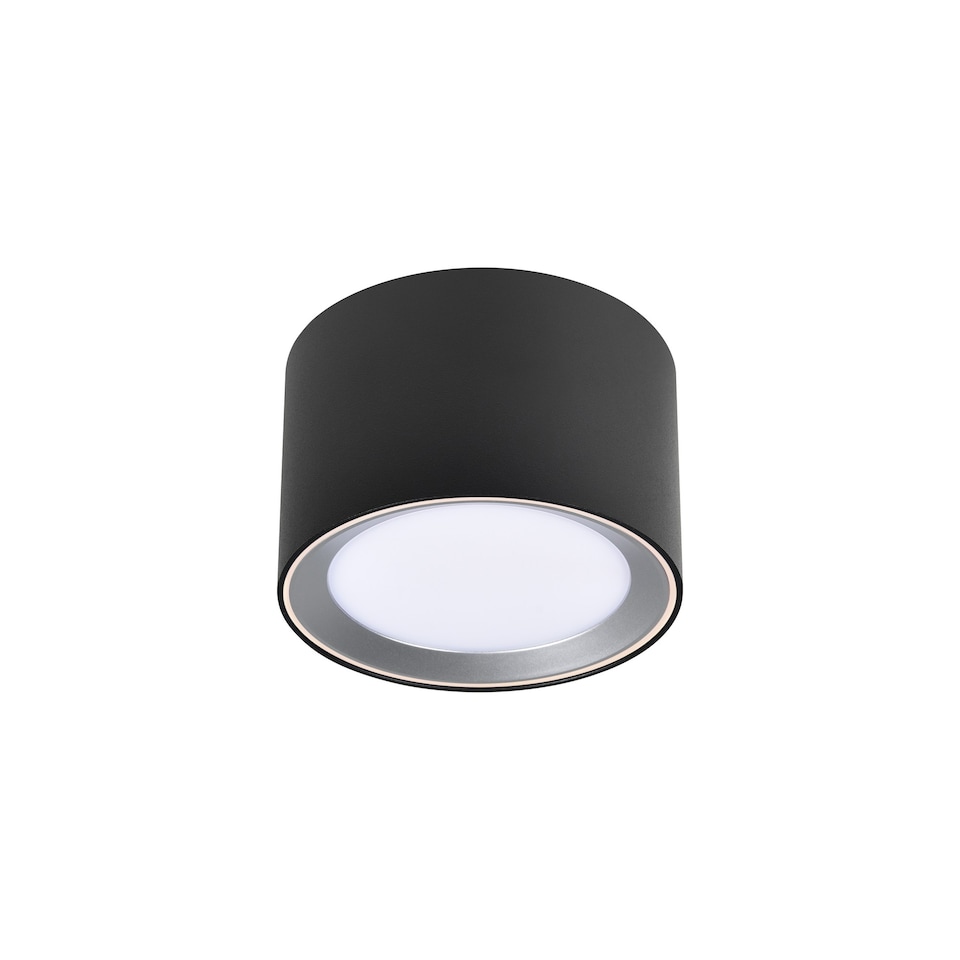 image 1 of Nordlux Landon Smart Indoor Ceiling Light Black Metal Intergrated LED  Smart - Mains Powered, IP44