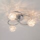 image 2 of Talia 3 Light Semi flush Chrome, Crystal (K5) Glass, G9
