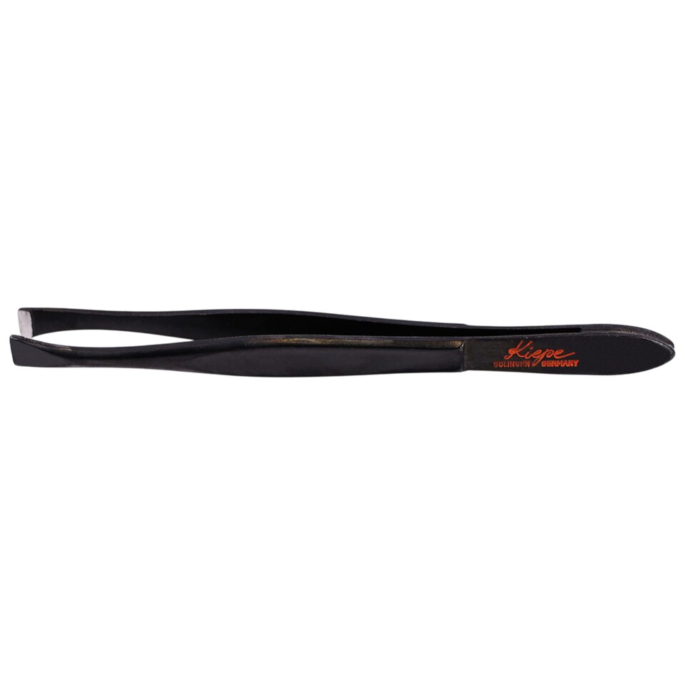 image 1 of Kiepe  - 0826 Tweezer Black Claw Tips 3 Inch (8cm)
