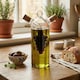 image 2 of 2 In 1 Glass Olive Oil And Vinegar Cruet Dispenser Bottle Dual Chamber