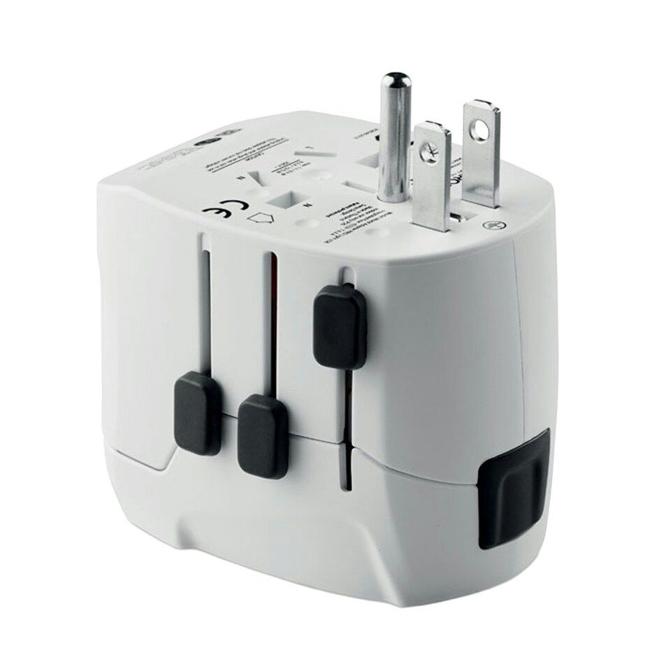 image 1 of MidOcean Pro Light USB Plug - White - 6cm x 7cm x 5cm