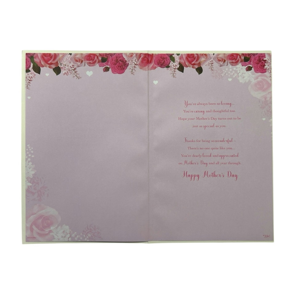 image 1 of Happy Mother's Day Wishes Beautiful Roses Design Pink Boxed Card
