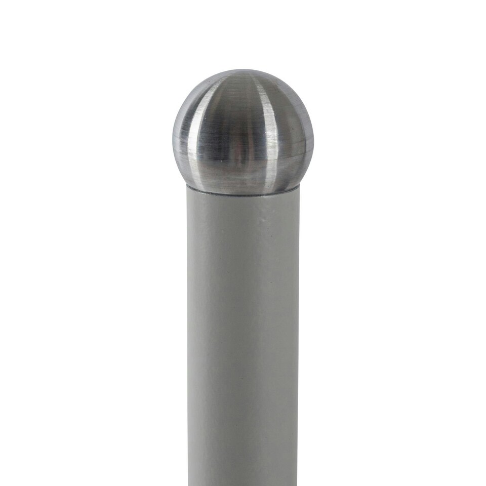 image 1 of Harbour Housewares Grey Metal Kitchen Roll Holder Kitchen Storage Kitchen Towel Holder Kitchen Tissue Holder