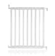 image 1 of Safetots Top of The Stairs Screw Fitted Stair Gate, White Wooden, 63.5cm - 105.5cm, Wood Baby Gate, Stylish Safety Gate | White | 1