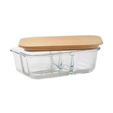 MidOcean Tundra 3 Bamboo Glass Lunch Box - Transparent - One Size