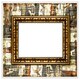 image 1 of Rustic egyptian frame (Picture Frame) White | L