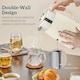 image 4 of HOMCOM 1.7L 3000W Rapid Boil Kettle and 4 Slice Toaster Set Crumb Tray Cream