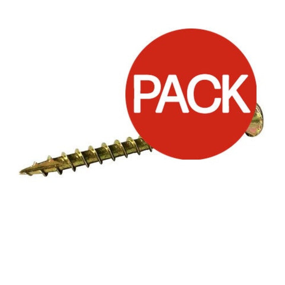 image 1 of Reisser High Performance Wood Screws (Pack of 200) - Gold - 35mm x 4mm