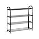 image 6 of 4 or 5 Tier Shoe Storage Rack Footwear Stand Shelf Hallway Entryway Organiser | Black