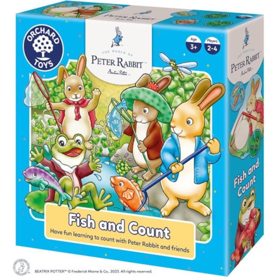 image 1 of Orchard Toys Peter Rabbit Fish And Count