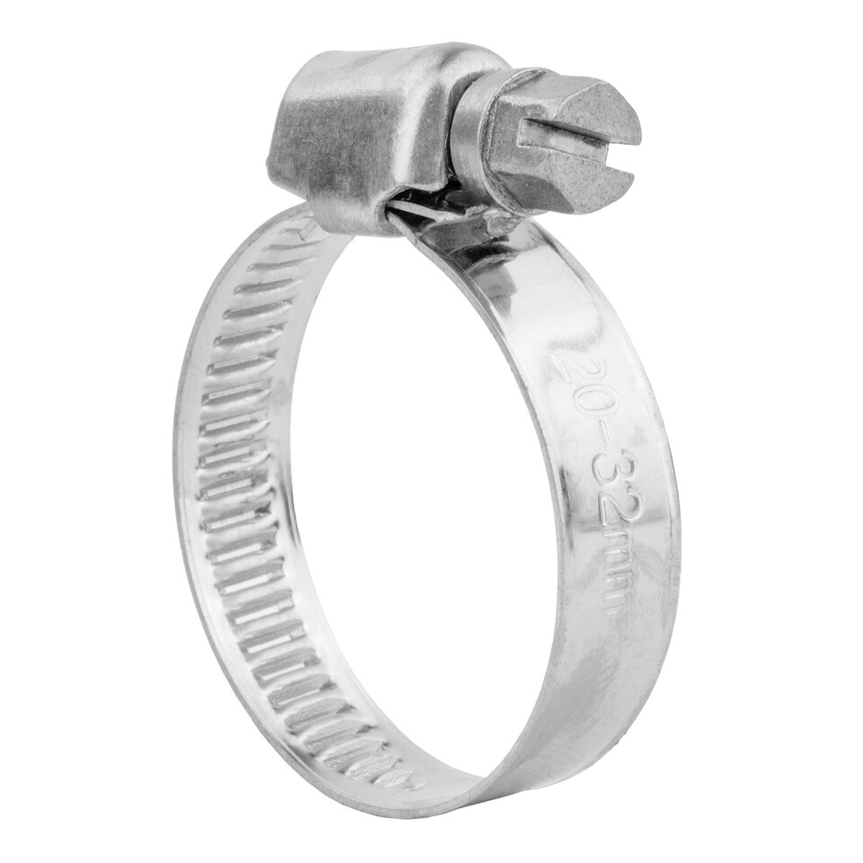 image 1 of KCT Universal 20-32mm Stanless Steel Clips for Hose Pipe - 10 Pack