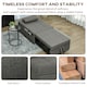 image 7 of HOMCOM 4-in-1 Sofa Bed, Convertible Sleeper Chair Bed with Adjustable Backrest, Fabric Pull Out Chaise Lounge with Pockets for Living Room, Bedroom, Home Office, Small Space, Charcoal Grey | Grey | Charcoal grey