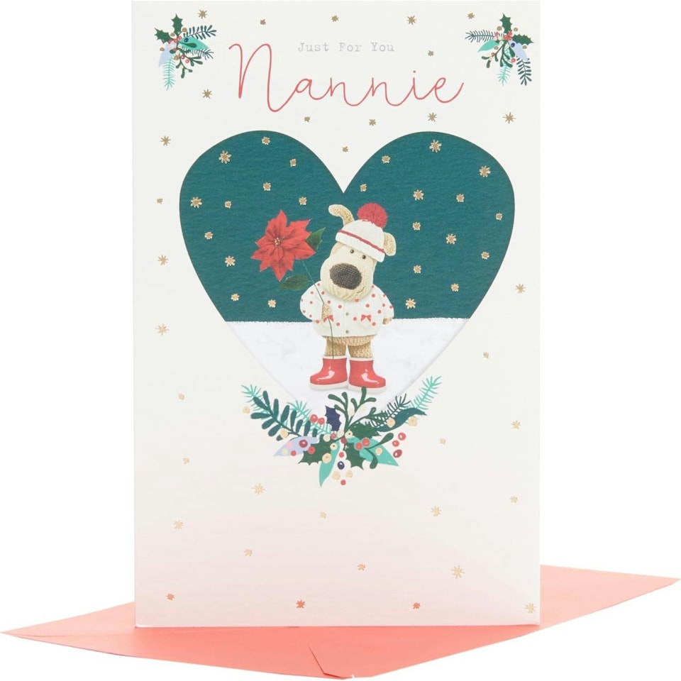 image 1 of Cute Design Boofle Nannie Christmas Card