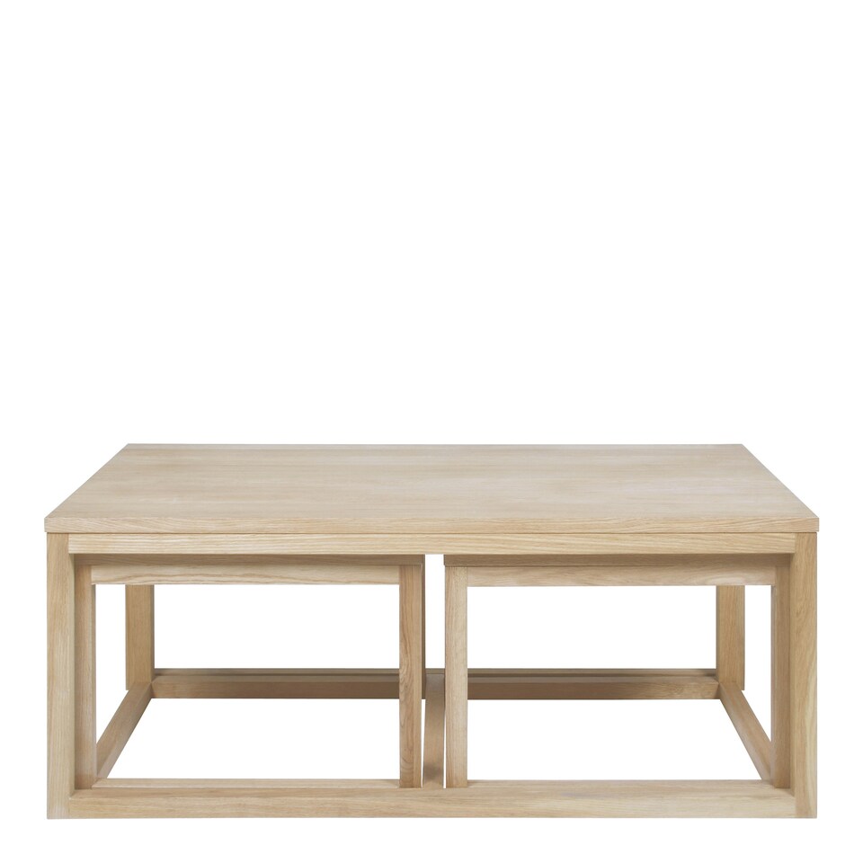image 1 of Cornus Coffee Table in Oak Set of 3