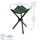 image 2 of Redwood Folding Canvas Camping Stool - Green | Green | Green
