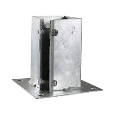 Timco - Bolt Down Shoe - Hot Dipped Galvanised (Size 150mm - 1 Each)