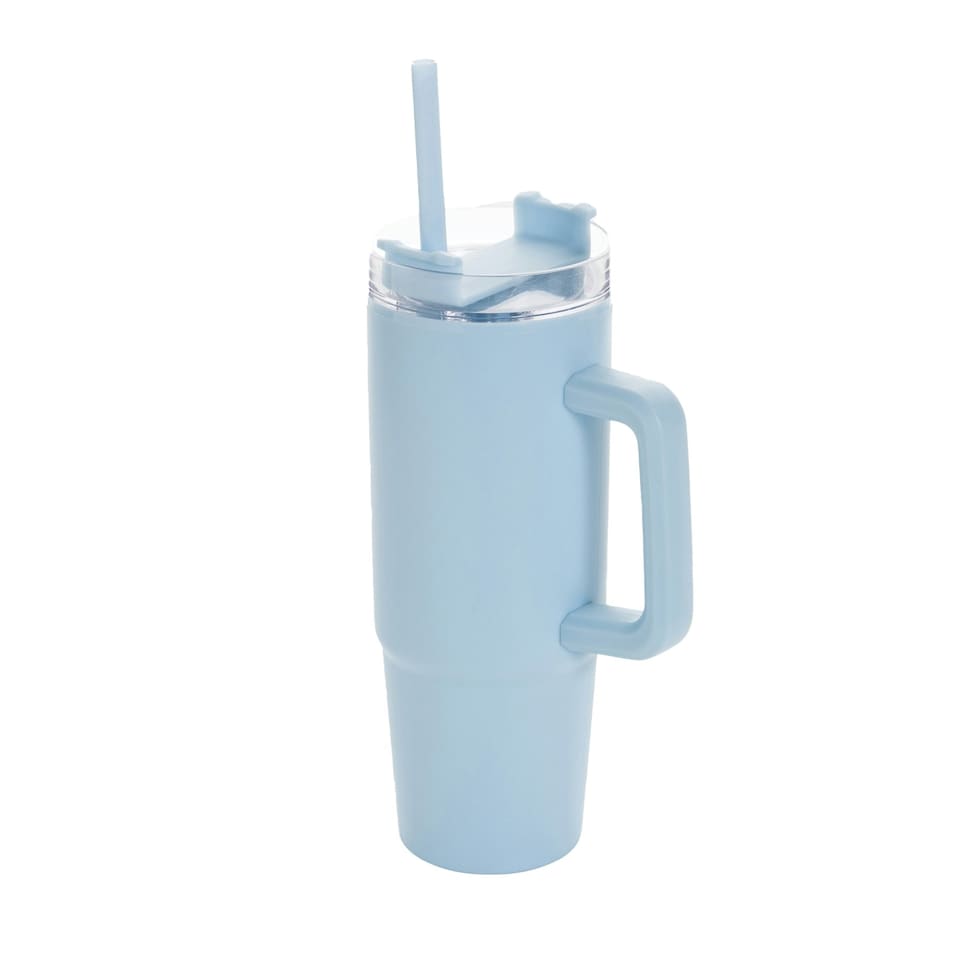 image 1 of XD Collection Tana Handle Plastic 900ml Tumbler - Light Blue - One Size