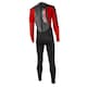 image 2 of Mens Turbo 2.5mm Wetsuit Black/Red