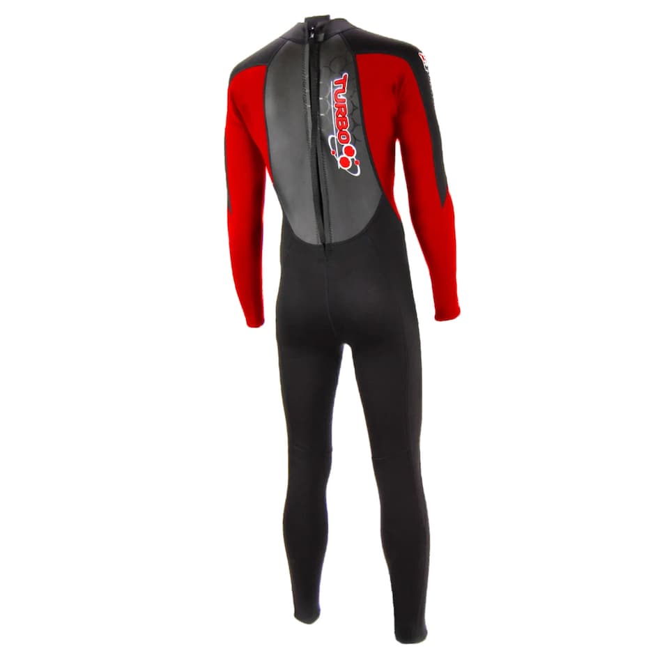 image 1 of Mens Turbo 2.5mm Wetsuit Black/Red