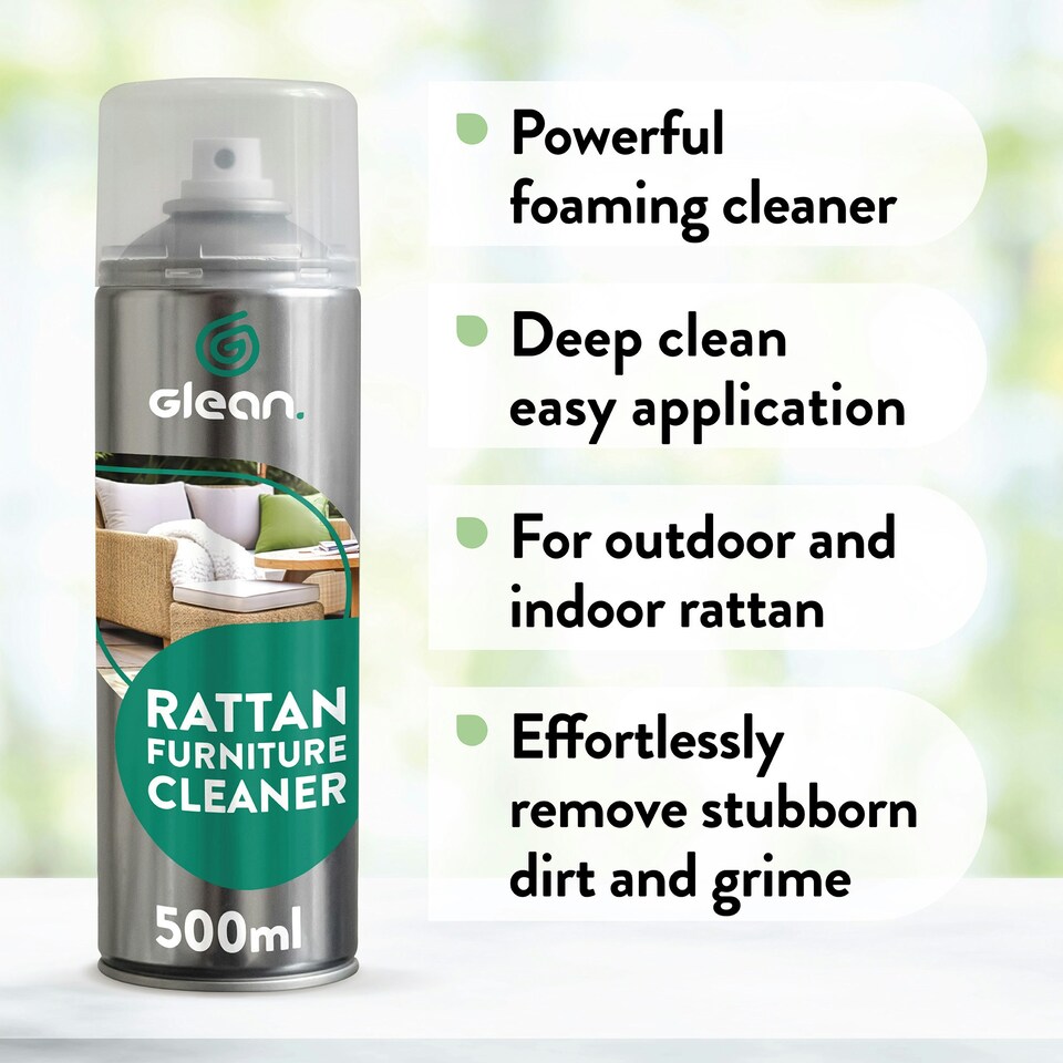 image 1 of Glean Rattan Furniture Foaming Cleaner - 500ml - 3-Pack
