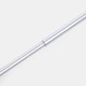 image 2 of OHS Curtain Pole Extendable 16mm Metal Finnials Trumpet End Rod 70-120cm | Silver