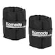 image 2 of Komodo Black Adjustable Ankle Weights - Max 5kg