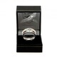 image 2 of Arsenal FC Colour Stripe Ring - Silver/Red/White - Medium