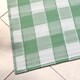 image 2 of D & D Gingham Outdoor Rug Green