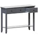 image 8 of Vida Designs Windsor 3 Drawer Console Table With Shelf, Grey