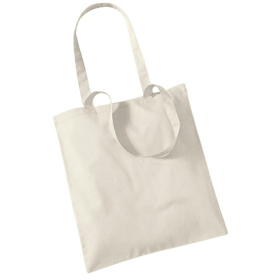 image 1 of Westford Mill Long Handle Tote Bag - Sand - One Size Cream