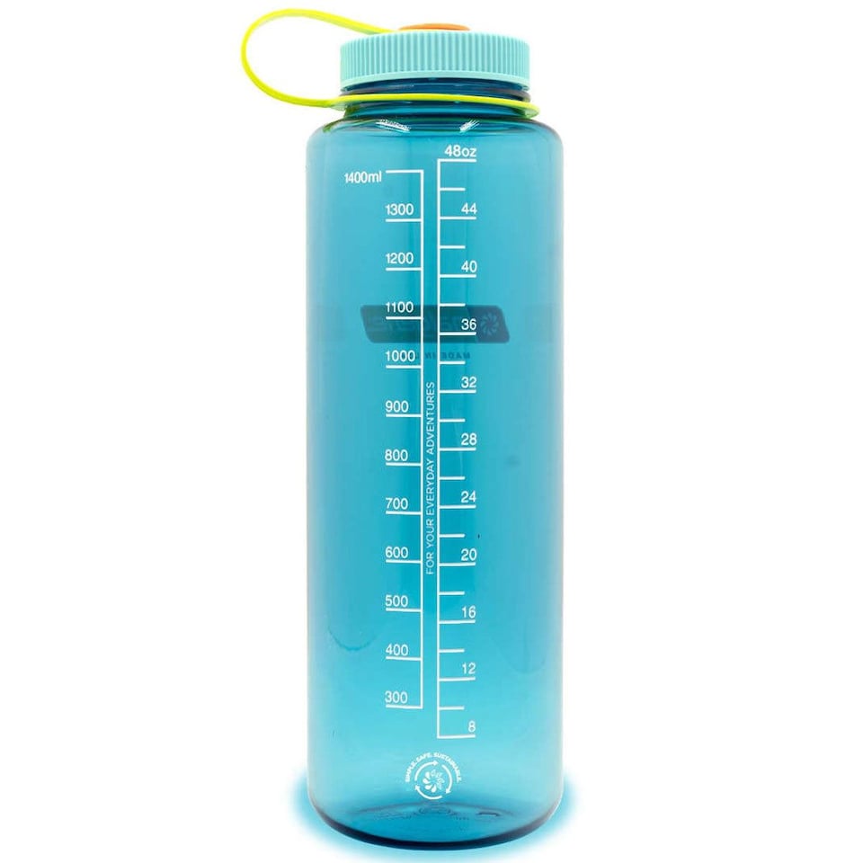 image 1 of Nalgene Wide Mouth 1.5L Silo Tritan Sustain Water Bottle - Cerulean
