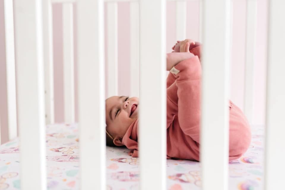 image 1 of Copper Pearl Premium Elasticised Cot Sheet Enchanted