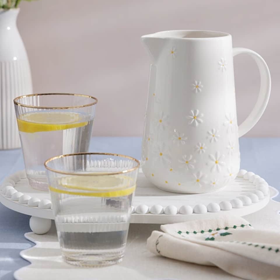 image 1 of Price & Kensington Daisy Jug 1.2 Litre White