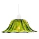 image 2 of Modern Scallop Moulded Glass Pendant Light Shade in Deep Forest Green