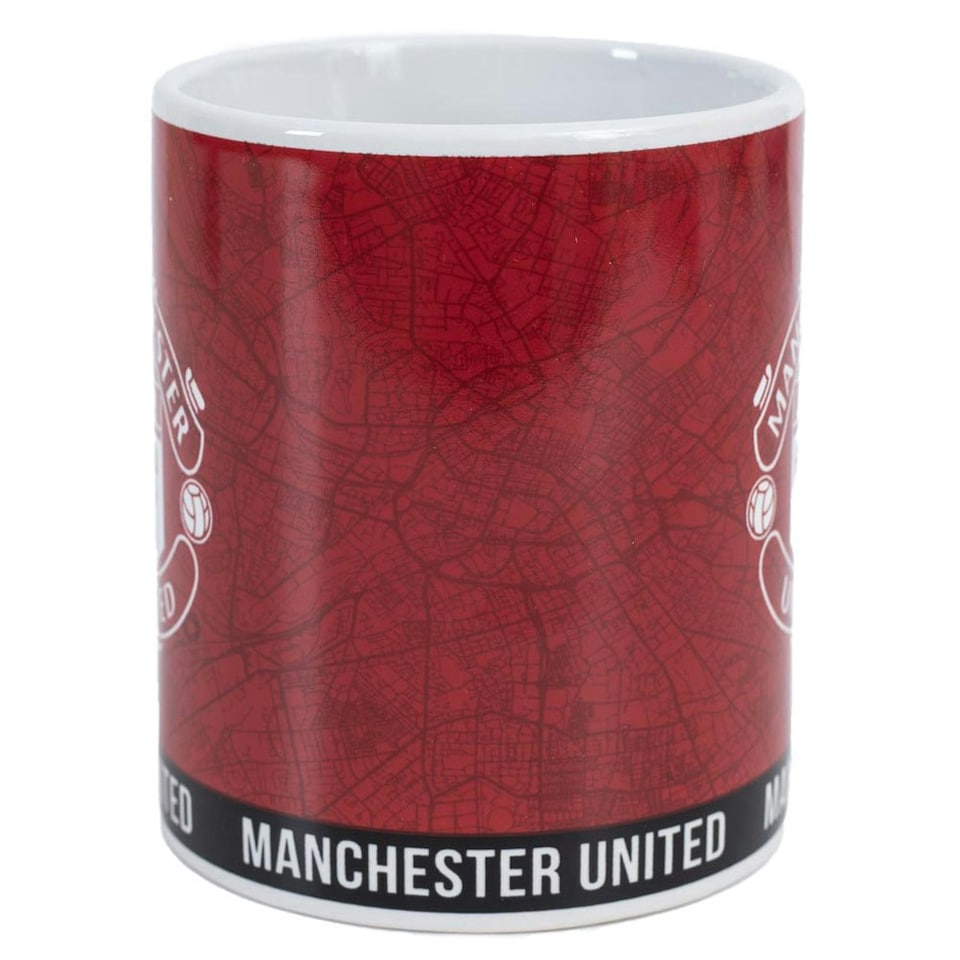 image 1 of Manchester United FC Identity Crest Mug - Red/White - One Size