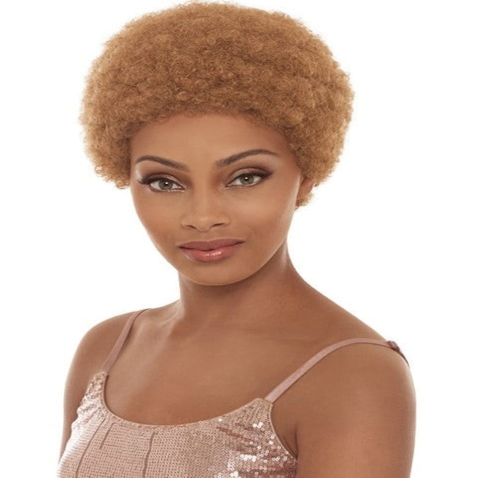 Janet Collection Janet Syn Afro Rosey Wig Multi | Rainbow | One Size