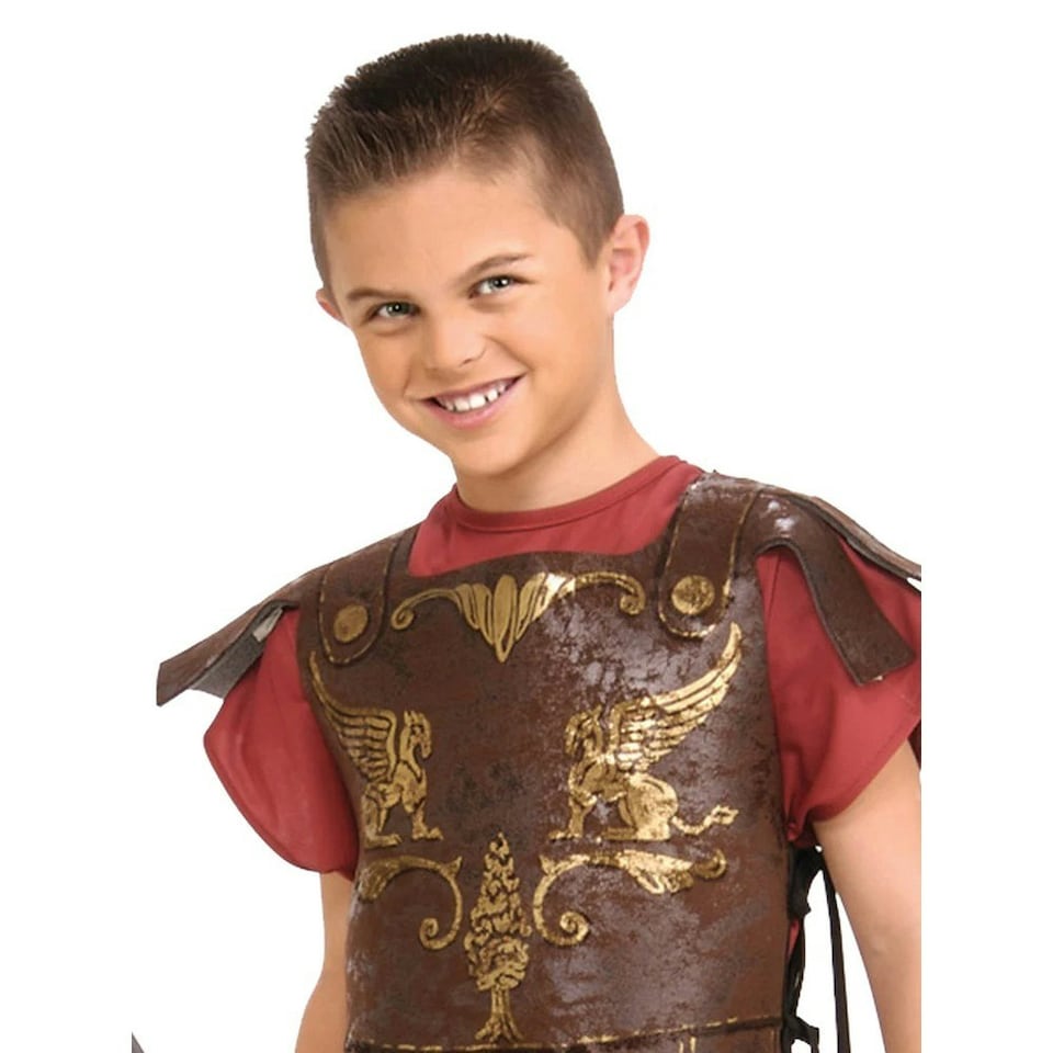 image 1 of Bristol Novelty Boys Gladiator Costume - Brown/Red - 3-4 Years 3