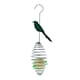 image 1 of Homescapes Metal Spring Bird Feeder with Bird Decoration, Great Tit