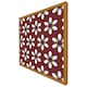 image 4 of Modern decorative floral pattern (Picutre Frame) Black | S