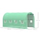 image 7 of Outsunny 4 x 2M Polytunnel Walk-in Garden Greenhouse with Zip Door and Windows