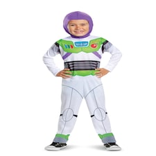 Disney Toy Story Buzz Lightyear Costume – Boys Officially Licensed 2-Piece Fancy Dress Outfit, Green, Ages 3-8