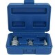 image 1 of 3pc Magnetic Bits Socket Set Driver For Nuts + Bolts Mixed 1/4" 3/8" 1/2" Drive