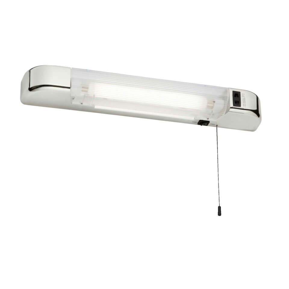 image 1 of Rise - Chrome Bathroom Shaver Light Chrome | White