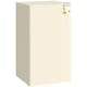 image 1 of HOMCOM Under Counter Fridge, 91L Small Fridge with Chiller Box, Removable Shelf, Reversible Door, Adjustable Legs, Mini Refrigerator, Beige