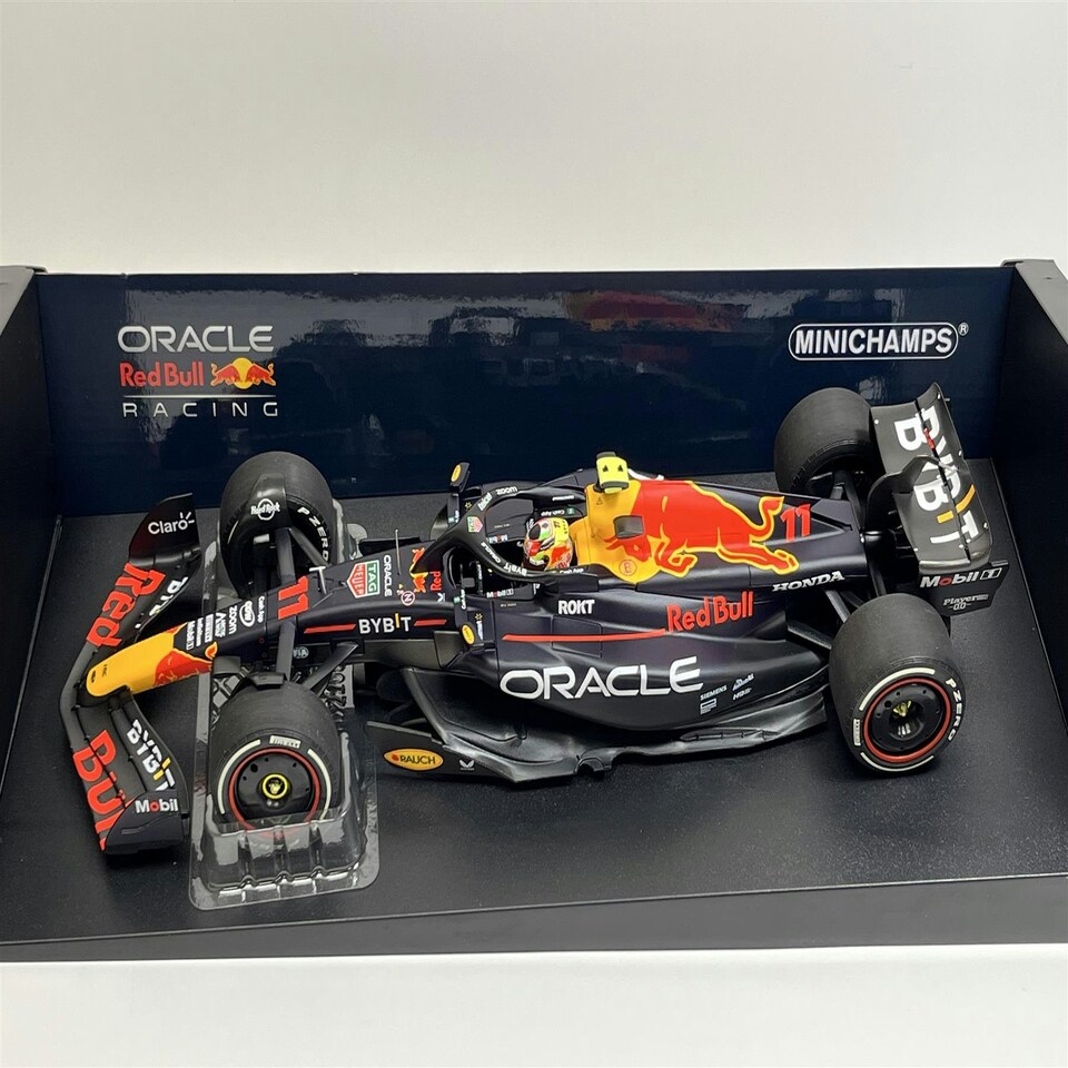 image 1 of Sergio Perez #11 Red Bull Racing RB19 Winner Saudi Arabian GP 2023 1:18 Minichamps 110230111