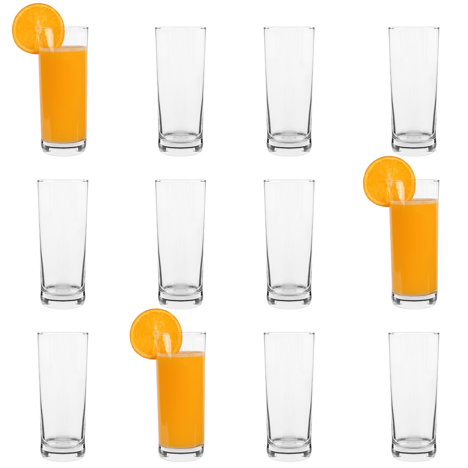 Argon Tableware Classic Highball Glasses - 360ml - Pack of 12 Clear Clear