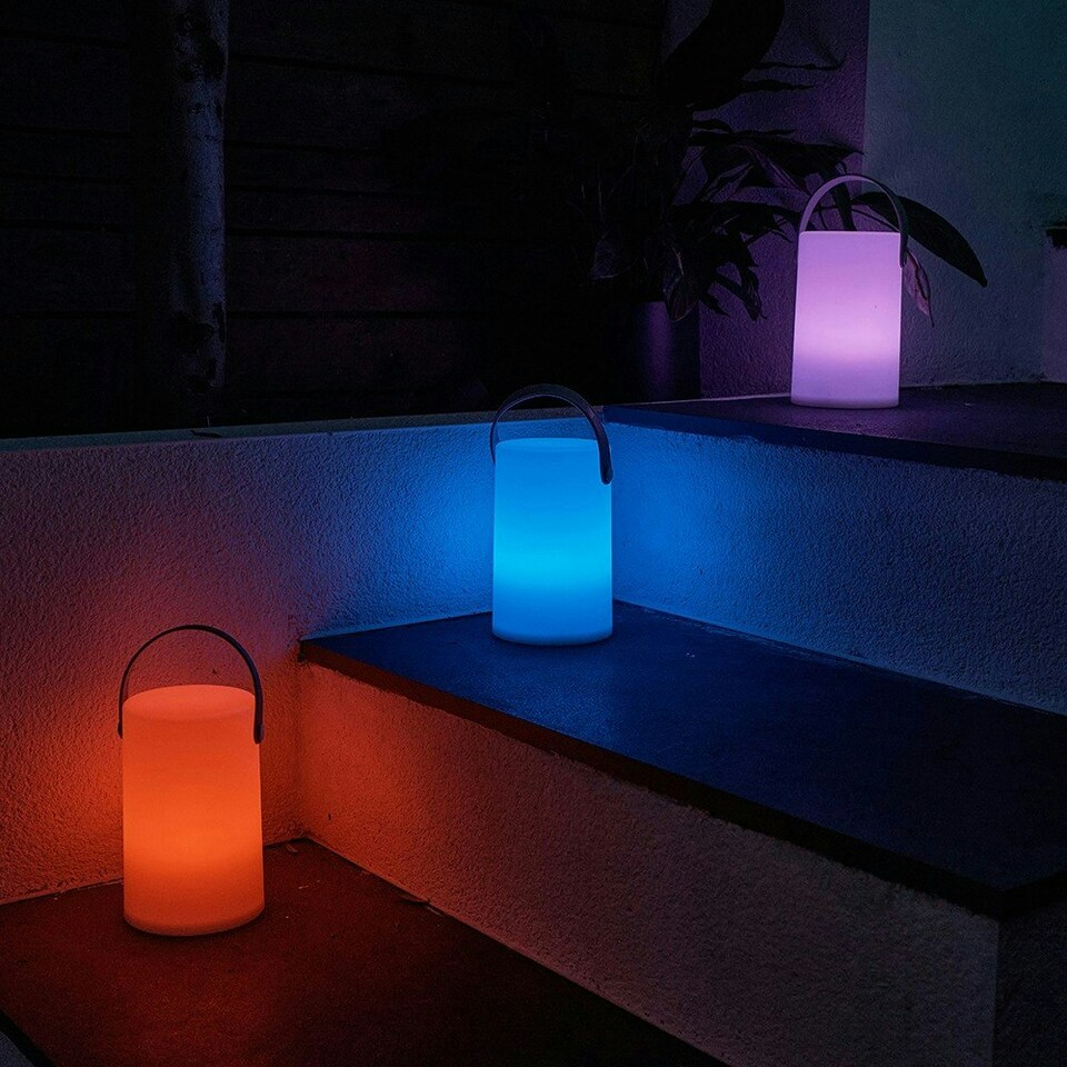 image 1 of ValueLights Daomu 3 Pack White Outdoor Decorative Light | White