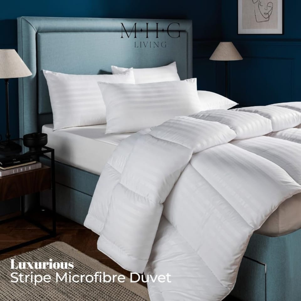 image 1 of MHG Living 7.5 Tog Summer Duvet – Lightweight Cooling Hollowfibre Quilt for Hot Sleepers-Double