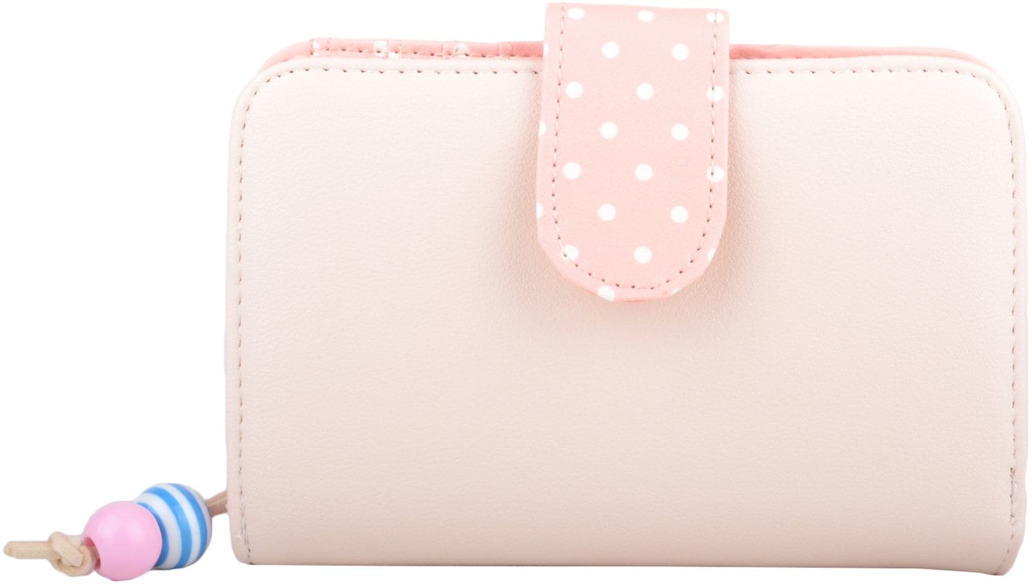 Lorenz Womens Bi-Fold Faux Leather Polka Dot Money / Coin Holder / Purse